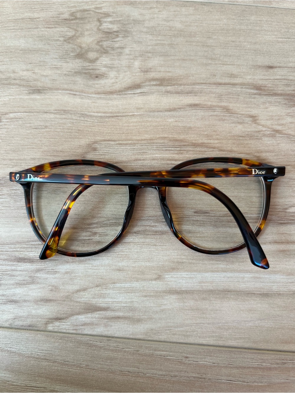 Dior Tortoise Shell Rounded Optical Frames - Picture 2 of 4